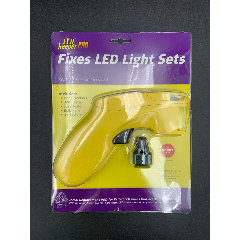 LED Keeper Pro Diagnostic‎ and Repair Tool for LED Christmas Light Sets Yellow